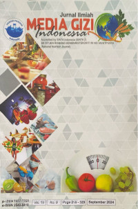 Image of Jurnal Ilmiah Media Gizi Indonesia Volume 19 No. 3 September 2024