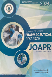 Image of Journal of Applied Pharmaceutical Research Volume 12 No. 6 2024
