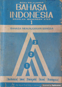 Image of Buku Pelajaran Bahasa Indonesia Sekolah Menengah Atas 1 Bahasa Menunjukkan Bangsa