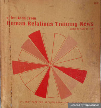 Image of Selections from Human Relations Training News