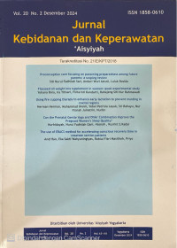 Image of Jurnal Kebidanan dan Keperawatan 'Aisyiyah Vol. 20 No.2 Desember 2024