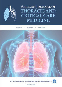 Image of African Journal of Thoracic and Critical Care Medicine Volume 30 No 1 March 2024