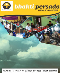 Image of BHAKTI PERSADA Jurnal Aplikasi IPTEKS (Journal of Applied Sciences and Technology) Volume 10 Nomor 1 Tahun 2024