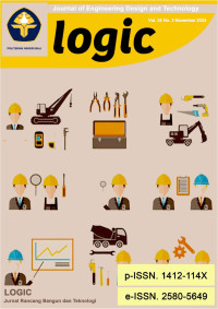 Image of Logic : Jurnal Rancang Bangun dan Teknologi Vol. 24 No 3 November 2024