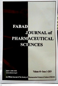 Image of The FABAD Journal Pharmaceutical Sciences Volume 44 Issue 1 2019