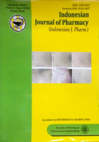 Image of Indonesian Journal of Pharmacy, Volume 31 Issue 1 (2020) January-March