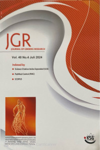 Image of Journal of Ginseng Research Volume 48 No 4 Juli 2024