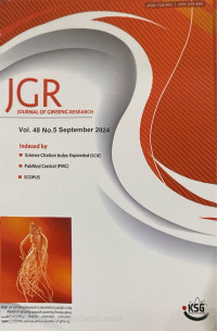 Image of Journal of Ginseng Research Volume 48 No 5 September 2024