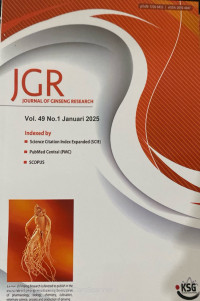 Image of Journal of Ginseng Research Volume 49 No 1 Januari 2025