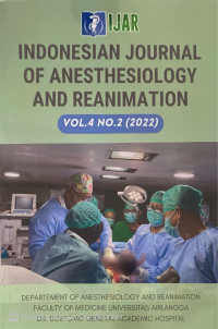 Image of Indonesian Journal of Anesthesiology and Reanimation Vol. 4 No. 2 2022