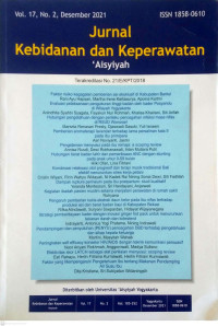 Image of Jurnal Kebidanan dan Keperawatan 'Aisyiyah Vol. 17, No. 2,Desember 2021
