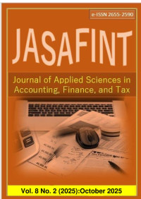 Image of Journal of Applied Sciences in Accounting, Finance, and Tax Vol. 8 No. 2 October 2025