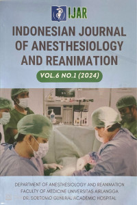 Image of Indonesian Journal of Anesthesiology and Reanimation Vol. 6 No. 1 2024