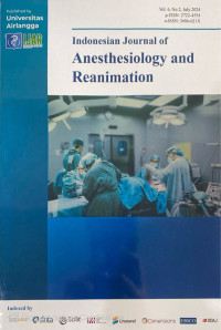 Image of Indonesian Journal of Anesthesiology and Reanimation Vol. 6 No. 2 2024