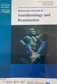 Image of Indonesian Journal of Anesthesiology and Reanimation Vol. 7 No. 1 2025