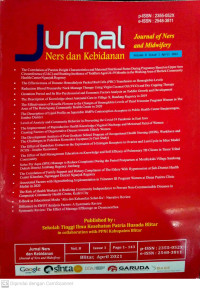 Image of Jurnal Ners dan Kebidanan (Journal of Ners and Midwifery) Volume 8 Issue 1 April 2021