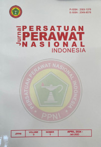 Image of Jurnal Persatuan Perawat Nasional Indonesia Volume 9 Nomor 1 Tahun 2024