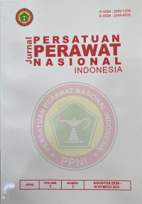 Image of Jurnal Persatuan Perawat Nasional Indonesia Volume 9 Nomor 2 Tahun 2024