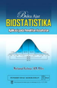 Image of Buku Ajar : Biostatistika Aplikasi pada Penelitian Kesehatan