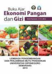 Image of Buku Ajar Ekonomi Pangan Dan Gizi