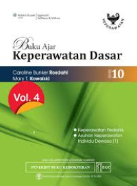 Image of Buku Ajar Keperawatan Dasar Vol. 4