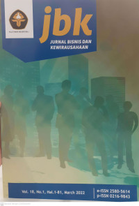 Image of JBK: Jurnal Bisnis dan Kewirausahaan