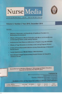 Image of Nurse Media Journal of Nursing (Volume 8 Number 2, August 2018)