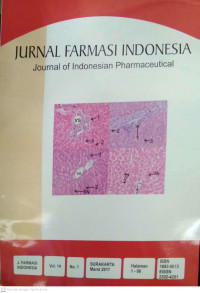 Image of Jurnal Farmasi Indonesia, Journal Of Indonesian Pharmaceutical, Vol. 14, No.1 Maret 2017