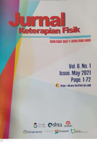 Image of Jurnal Keterapian Fisik Vol 6, No. 1 November 2021