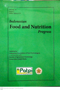 Image of Indonesia Food and Nutrition Progress Volume 14 Issue 2 2017