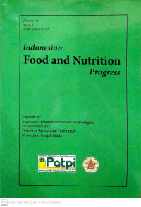 Image of Indonesia Food and Nutrition Progress Volume 17 Issue 1 2020