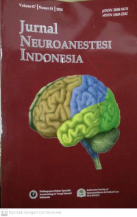 Image of Jurnal Neuroanestesi Indonesia Volume 07 Nomor 01 2018