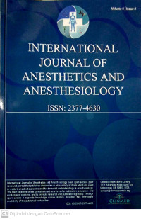 Image of International Journal of Anesthetics and Anesthesiology Volume 6 Issue 2 2019
