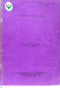 Image of Manajemen Puskesmas