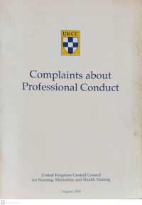 Image of Complaints about Professional Conduct