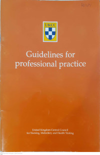 Image of Guidelines for Professional Practice