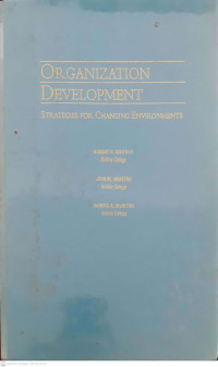 Image of Orgganization Development : Strategies for Changing Environments