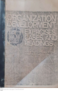Image of Organization Development Exercises Cases, and Readings