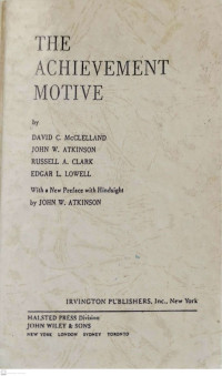 Image of The Achievement Motive