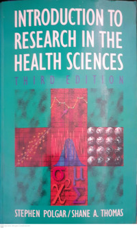 Image of Introduction to Research in The Health Sciences