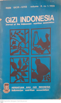 Image of Gizi Indonesia. Journal of the Indonesian Nutrition Association