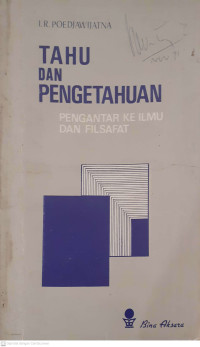Image of Tahu dan Pengetahuan : Pengantar ke Ilmu dan Filsaf