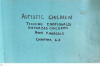Image of Autistic Children Teching Emotionally Disturbed Children