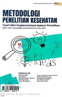 Image of Metodologi Penelitian Kesehatan: Teori dan Iplementasi dalam Penelitian