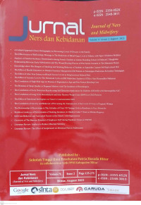 Image of Jurnal Ners dan Kebidanan (Journal of Ners and Midwifery) Volume 9 Issue 2 August 2022