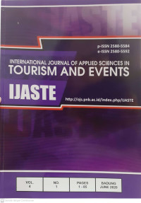 Image of IJASTE: International Journal of Applied Sciences in Tourism and Events