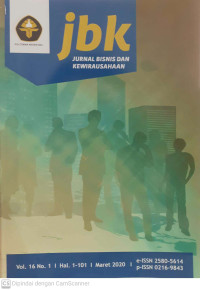 Image of JBK: Jurnal Bisnis dan Kewirausahaan