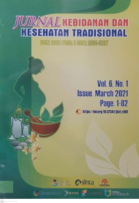 Image of Jurnal Kebidanan dan Kesehatan Tradisional Volume 6, No. 1 March 2021