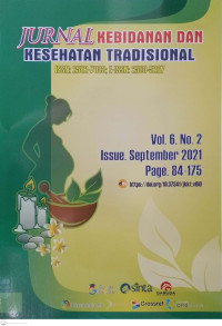Image of Jurnal Kebidanan dan Kesehatan Tradisional Volume 6, No. 2 September 2021