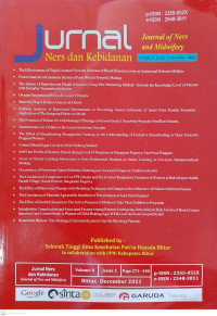 Image of Jurnal Ners dan Kebidanan (Journal of Ners and Midwifery) Volume 8 Issue 3 December 2021